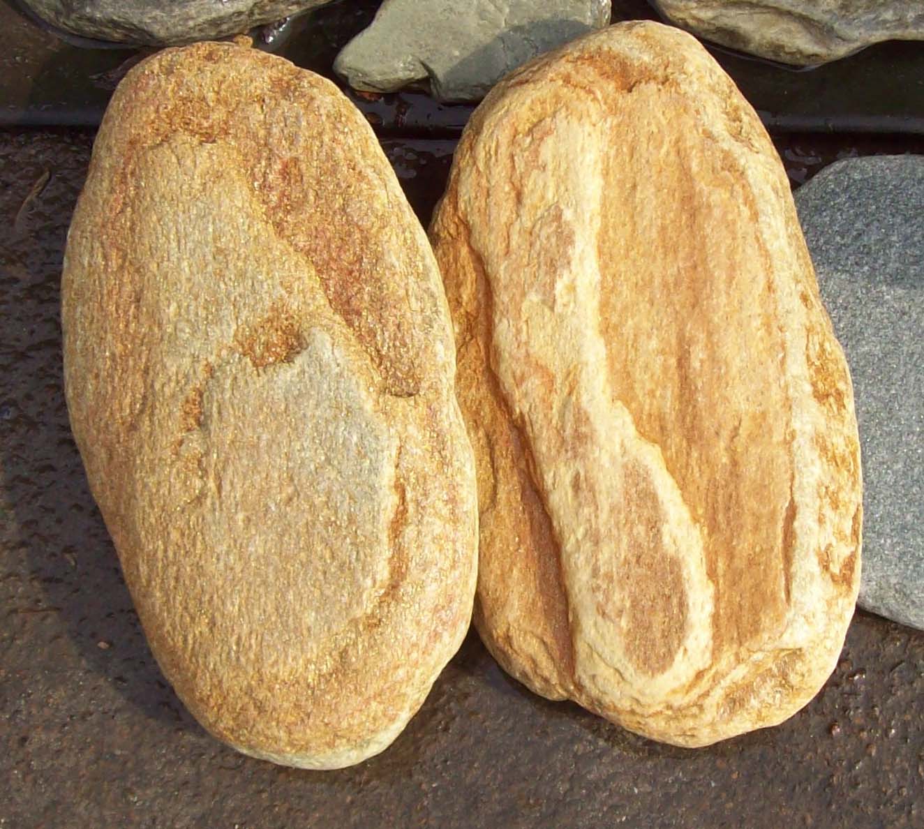 Натуральный природный камень златалит плитняк рваный галтованный